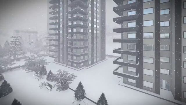 Lumion 6, Karli hava, snowy weather, 3ds Max, After Effect, Residential, Pool, Rezidance