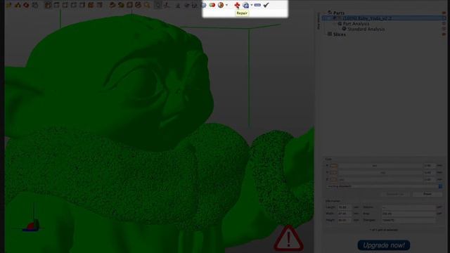 Netfabb Basics Part 1: Analysis and Mesh Repair