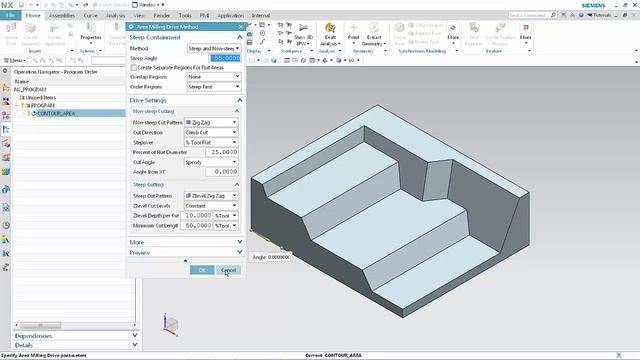 NX CAM 11   Improved Tool Path for Steep and Non steep Containment