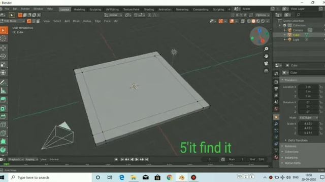 Bed in blender 2.90. 1 | blender | model | #5itfindit