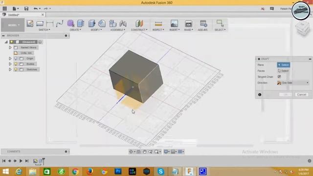 Fusion 360 | Draft Feature in Fusion 360 #exercise 13