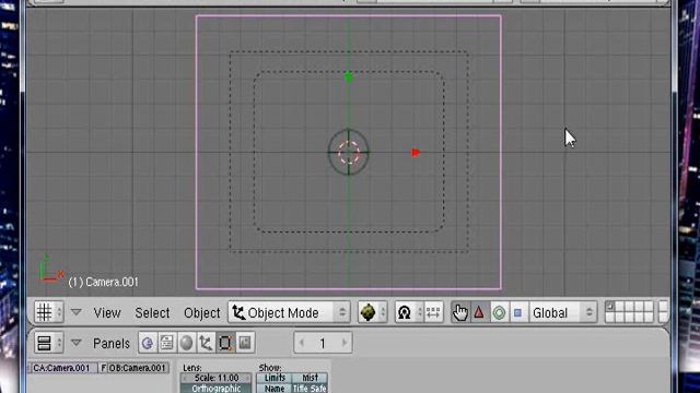 Blender GE: Cross hairs