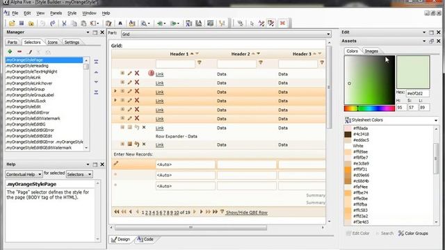 V11 Style Builder - Using the "Asset" Tool in the "Design Mode"