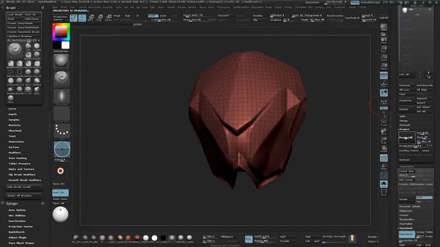 ZBrush Tutorial: Model a hard surface character: Part 3