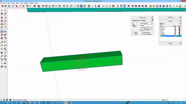 SketchUp to Layout 03   Styles Layers and create the carcass