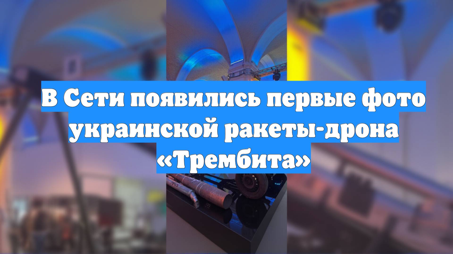 В Сети появились первые фото украинской ракеты-дрона «Трембита»