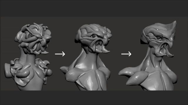 Quick recap and sculpting workflow in ZBrush