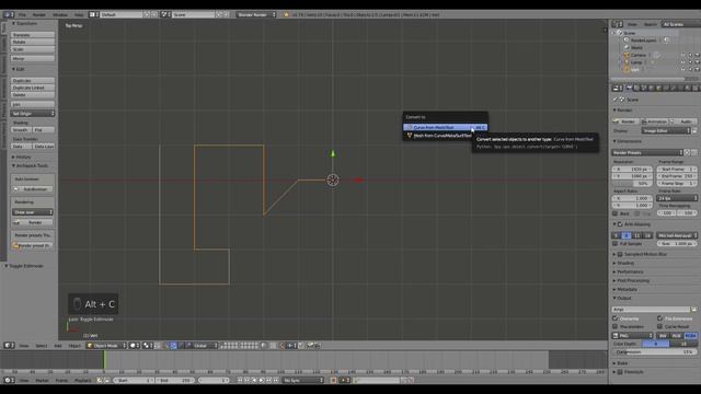 90 degrees cylinder pipe - Add Mesh: Extra Object
