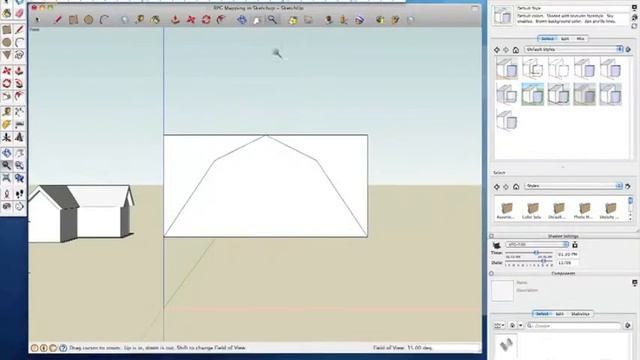 RPG Mapping in Sketchup Pt 3 - Cross-Gable, Gambrel & Mansard Roofs