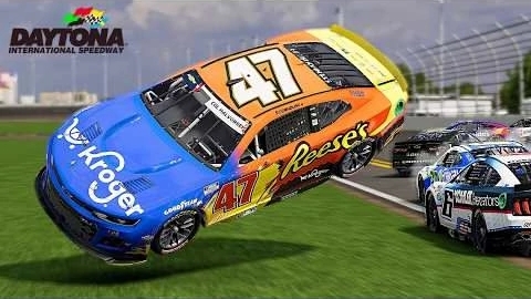 Аварии на гонках NASCAR  - Daytona Edition | BeamNG Drive