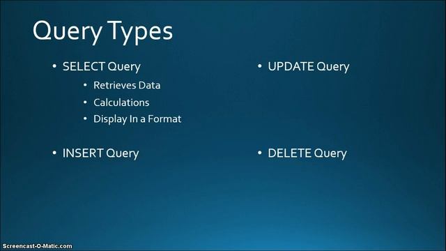 10. Queries (Programming in Microsoft Access 2013) 🎓