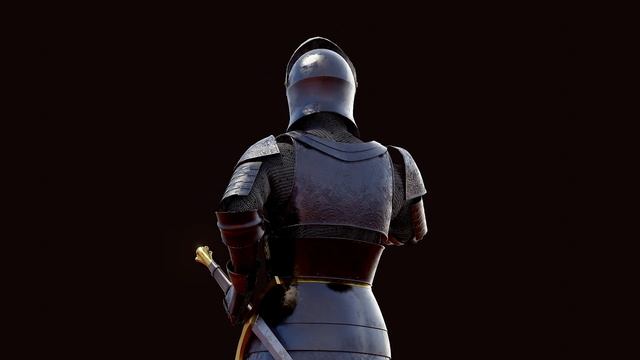 Unorthodox Knight in Blender Eevee