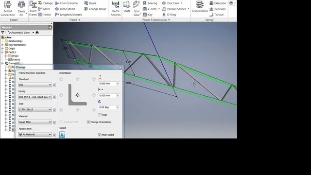 Inventor to Revit   frame generator