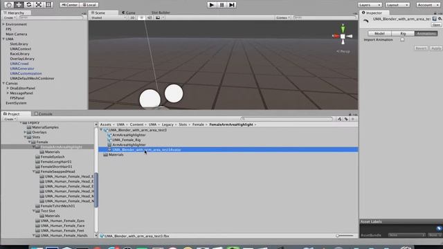 Blender to Unity Slot Problem