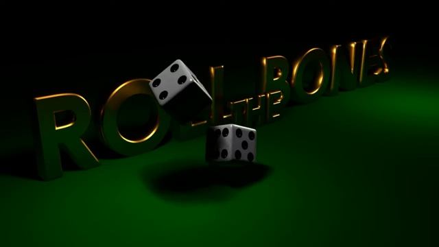 3D Dice Animation - Roll the Bones