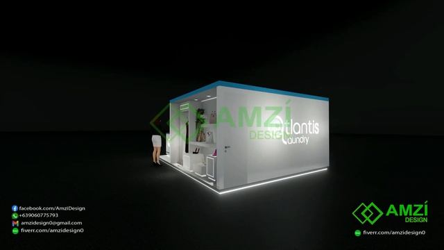 Store Kiosk - By Amzidesign / Atlantis Laundry Qatar