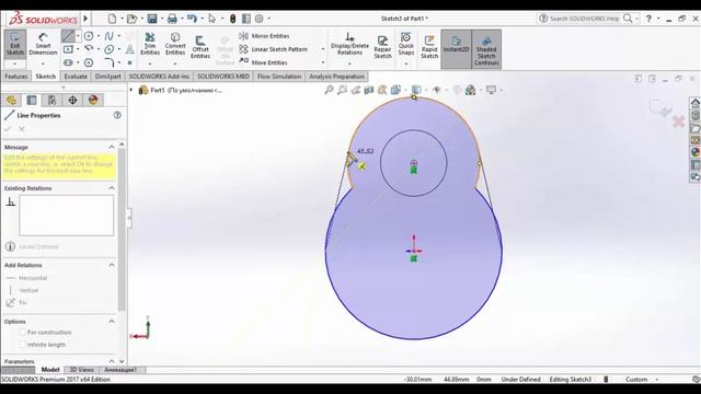 (Episode 17) Comment créer un vilebrequin sur solid-works 2017 part 4