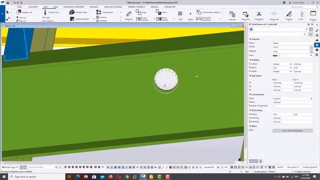 "holes"  for tekla structures 2020 session 28