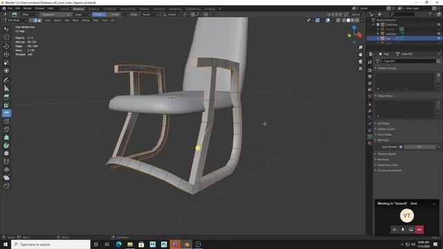 Sci fi chair finishing