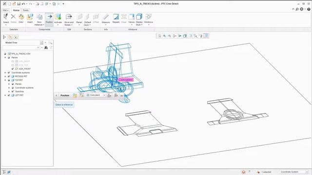 Tutorial  Creating a 3D model from a 2D drawing with PTC Creo Direct 3 0 PTC Live Global ’15