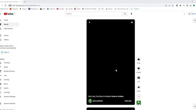 Don't Say This Word In Roblox! #shorts #roblox   YouTube   Avast Secure Browser 2023 02 24 20 09 51