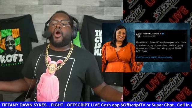 FAMU BOT vs TIFFANY DAWN SYKES... FIGHT | OFFSCRIPT LIVE