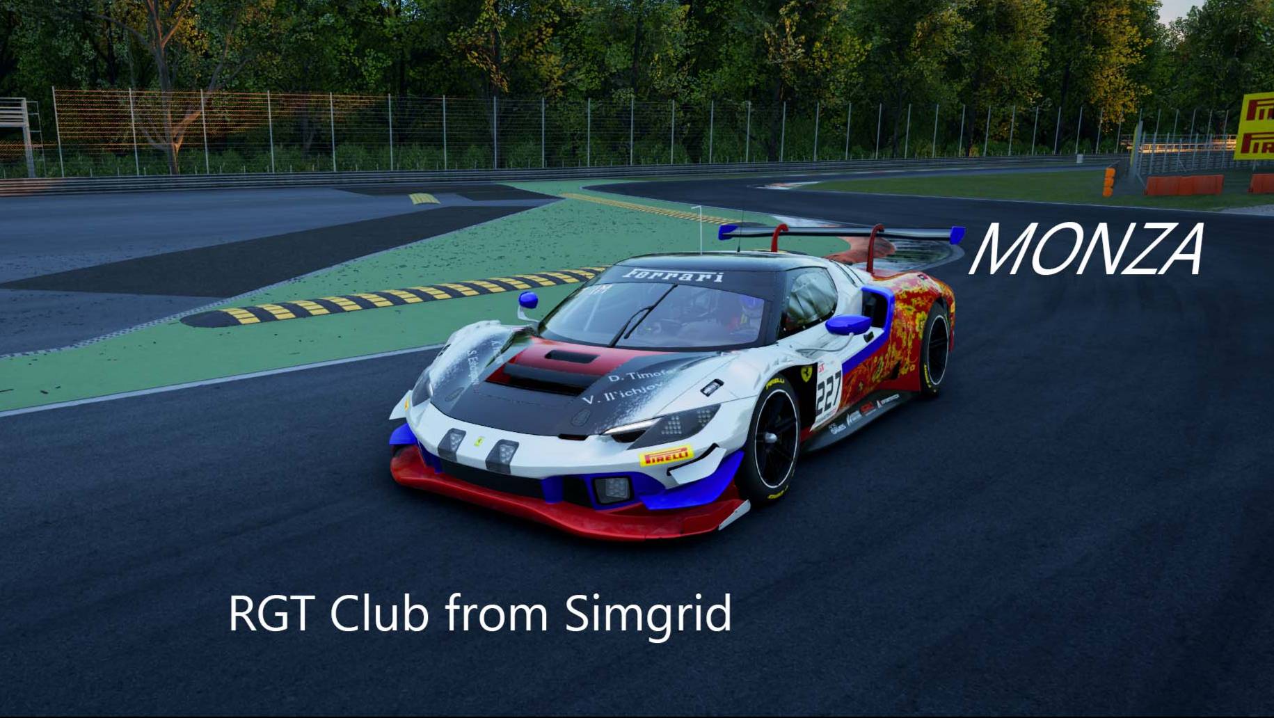 GT3 Sprint Series S1. Monza 45 минут