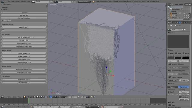 Blender Tutorial - Ivy Gen Add-On