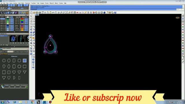 Rhino Matrix 7 Tutorial How to design  drop and Round Thaka in Bengali