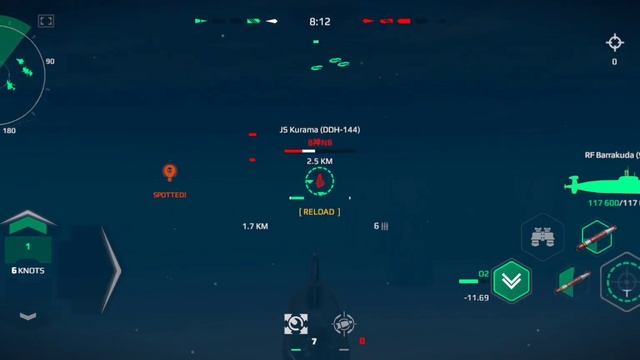 Modern Warship Battle: RF Barrakuda (945) Submarine
