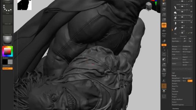 Creating Dead of Joker based on comic book photo , by Farzad Maleki , Maxon Zbrush 2023.2 -- PART 4