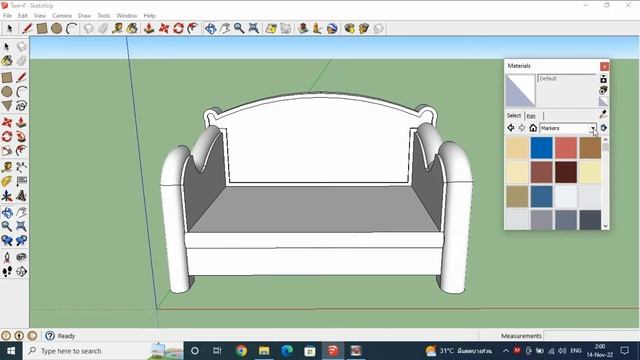 สอนออกแบบชุดรับแขก (โซฟา) ด้วยโปรแกรม sketchUp