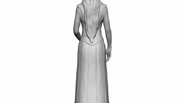 Daenerys' Full body (Zbrush work)