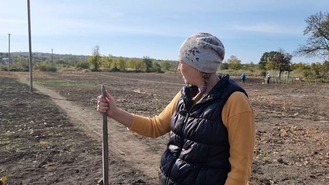 Праздничный день) Думала конец сезона, оказалось только начало! Перепахали огород, Замеры участка