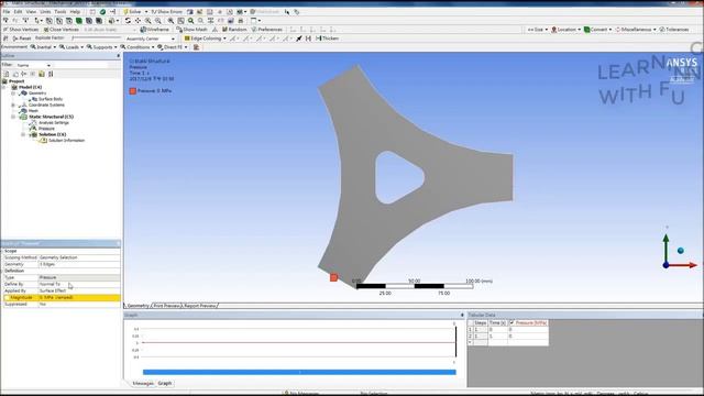 ansys- ANALYSIS 2D STATIC STRUCTURE ANALYSIS TOTAL DEFORMATION ANALYSISD