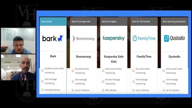 VHPS Talks - Parent Webinar eSafety