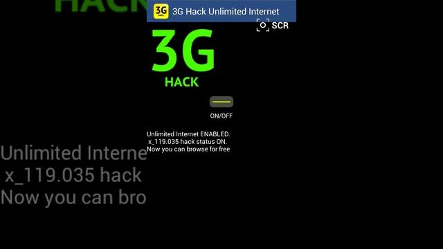 Hack Unlimited 3G !