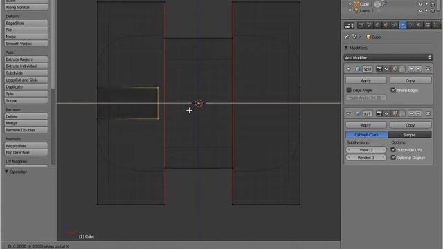 Utilisation du modifier Edge Split dans Blender 2.5x