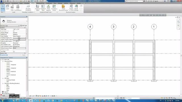 4. Applying Lateral Load (Wind Load) in Revit Structure