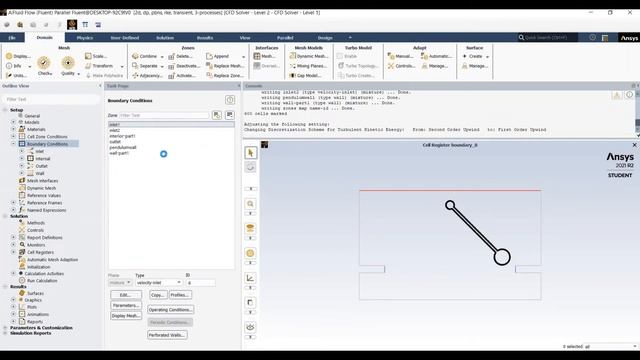 Ansys Fluent: Forced Pendulum