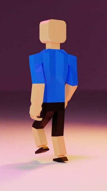 #shorts #gamedev #blender3d#3danimation  Fully Rigged Character body walk with 16 bones only.
