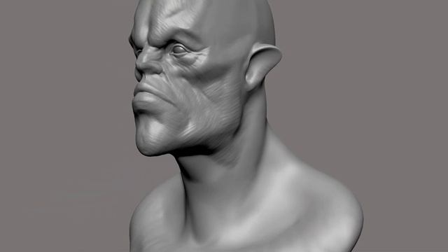 ZBrush - 1 hour character bust time-lapse