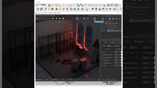 Alien Substance | Sketchup + V-Ray Workflow Time lapse