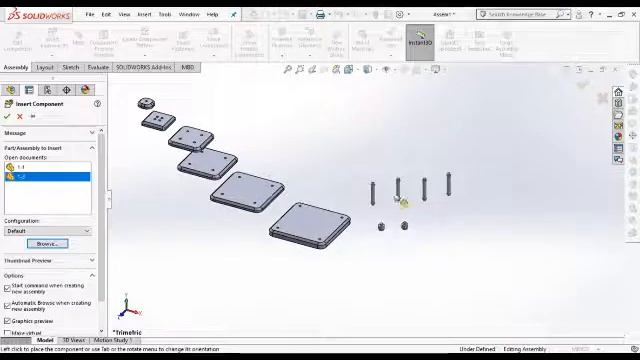 [3D Model Solidworks 2019 ~ Assembly, Mate and Toolbox Features]