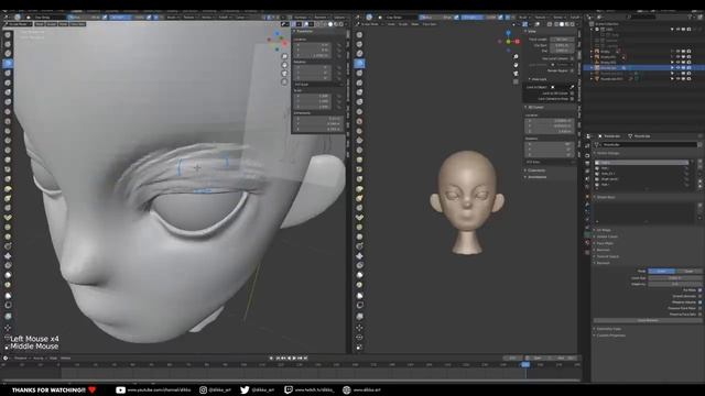 Modeling for Animation 05 - Sculpting the Face!