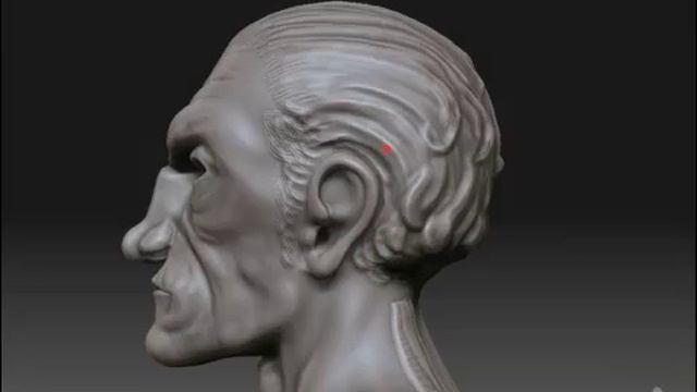 ZBrush - Timelapse - Character head - Speed modeling