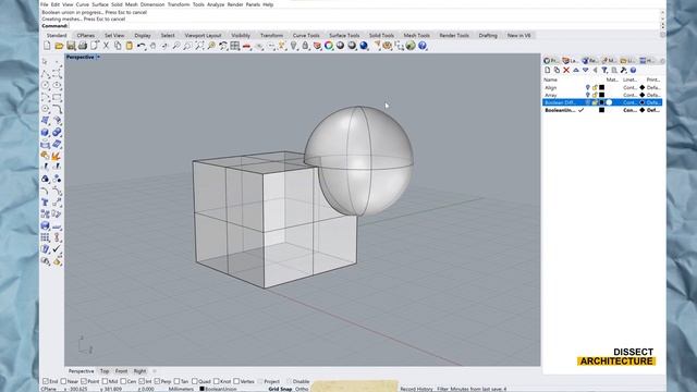 RHINOCEROS ARCHITECTURE | GUIDE #1 | Align Array, Boolean2Objects, Extrude | Dissect Architecture