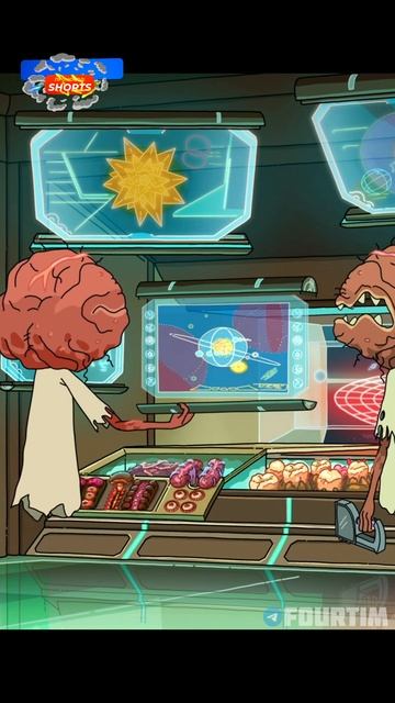 Стражи времени вмешались в прошлое #shorts #рикиморти #rickandmorty