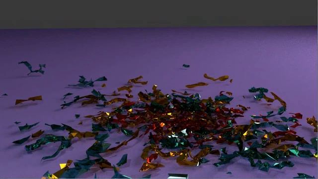 Blender Animation - Cycles - Glass Shards Close-up and Performance Tips