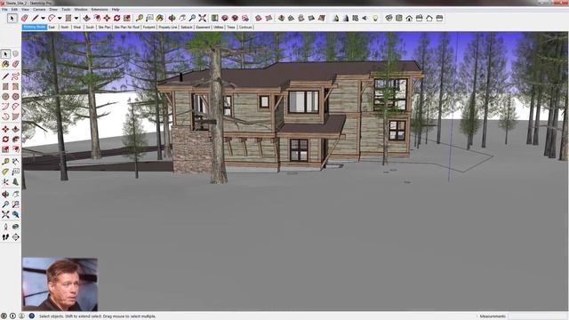 SketchUp for Construction Documentation: Site Plan Model